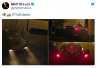 2021年版《蝙蝠侠》电影中蝙蝠车的照片公布