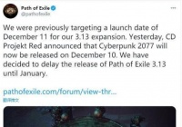 《放逐之路》DLC延迟发售其实是为了《赛博朋克2077》