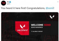 T1官宣：职业选手sonii加入VALORANT分部 VALORANT是FPS新游戏