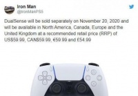 传言：PS5摇杆10月底开售 规范市场价60美元
